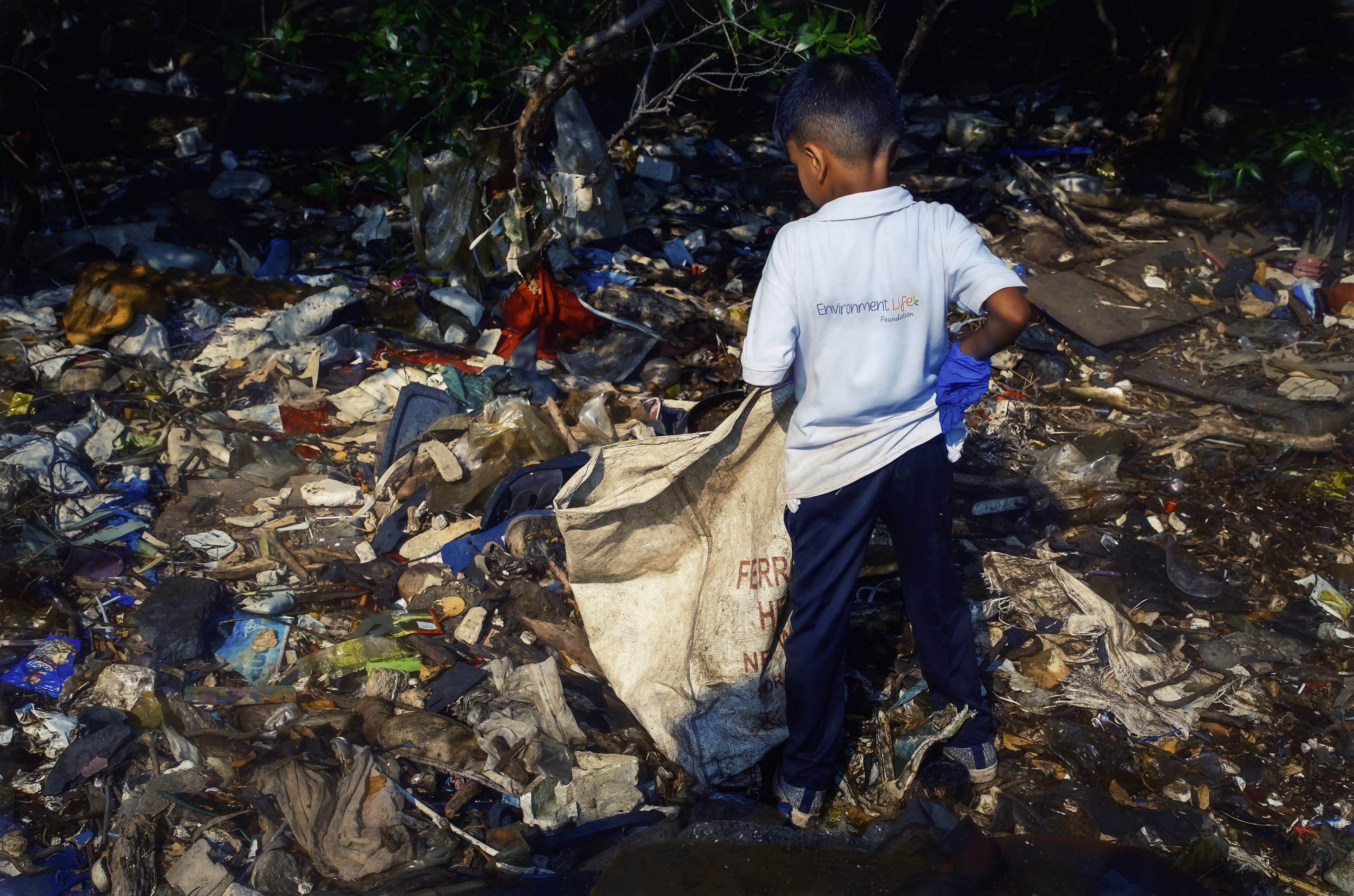 When children have to pick your trash